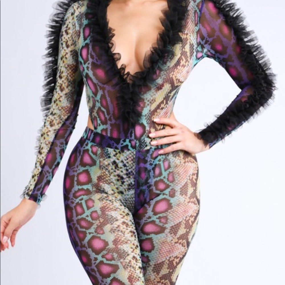 Rutched bodysuit set